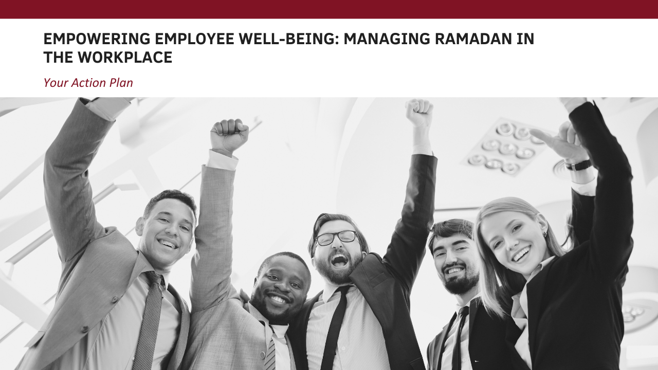 Unlock the potential of workplace inclusivity during Ramadan. Navigate challenges with tailored wellness initiatives and flexible schedules. Promote empathy and understanding year-round to empower employee well-being. Prioritize support for Muslim colleagues, fostering a culture of respect and inclusivity. #RamadanEmpathy #InclusiveWorkplace #EmployeeWellness