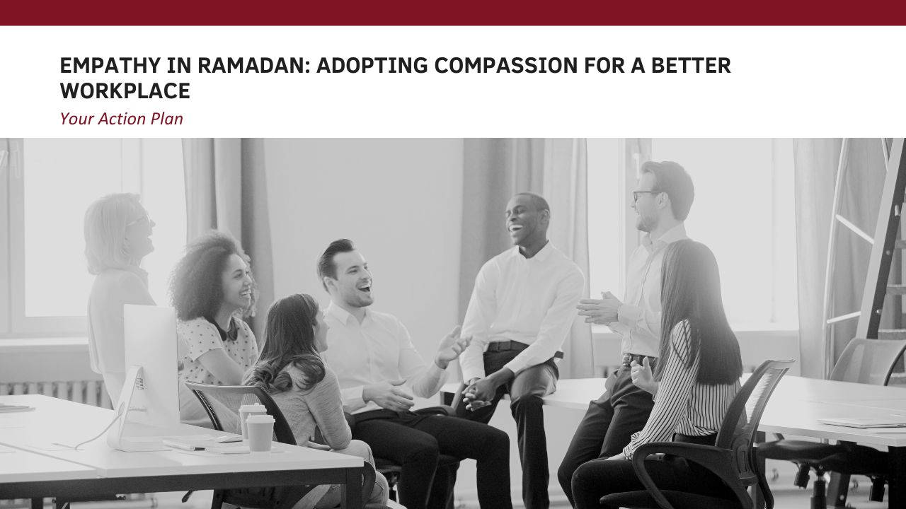 Embrace empathy in the workplace this Ramadan. Explore how fostering understanding and compassion enhances teamwork and communication. Learn practical strategies for implementing empathy year-round, creating a positive work culture where everyone feels valued. #RamadanEmpathy #WorkplaceCompassion #InclusiveCulture