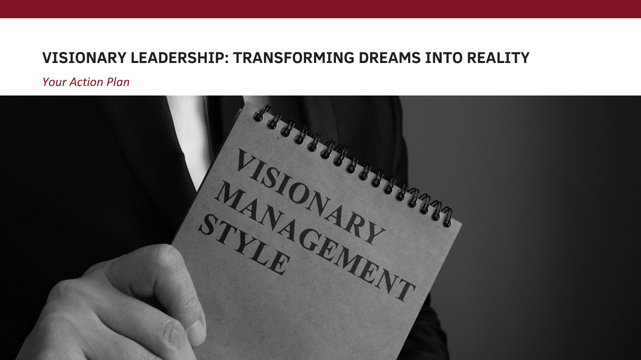 Learn the art of visionary leadership and turn dreams into reality! Explore practical insights and actionable strategies to inspire others, drive exceptional influence, and foster innovation. Discover the power of seeing possibilities, crafting a clear vision, drawing others in, and taking decisive action. Elevate your leadership skills and lead with purpose and confidence. #DreamsIntoReality #VisionaryLeadership